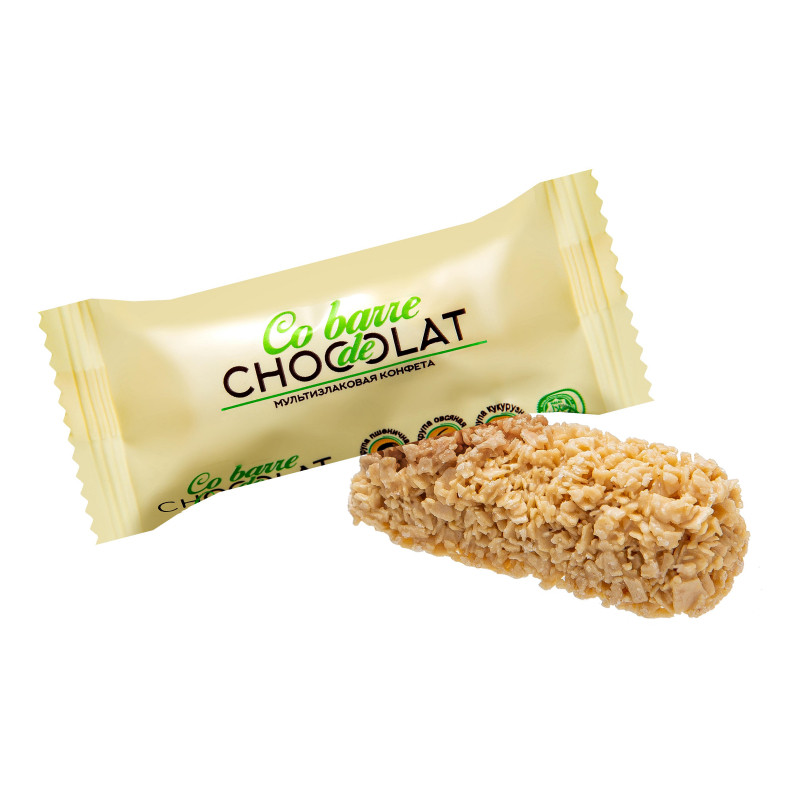 Конфеты Co barre de Chocolat шоколадные мультизлак.с бел.конд.глазурью,200г
