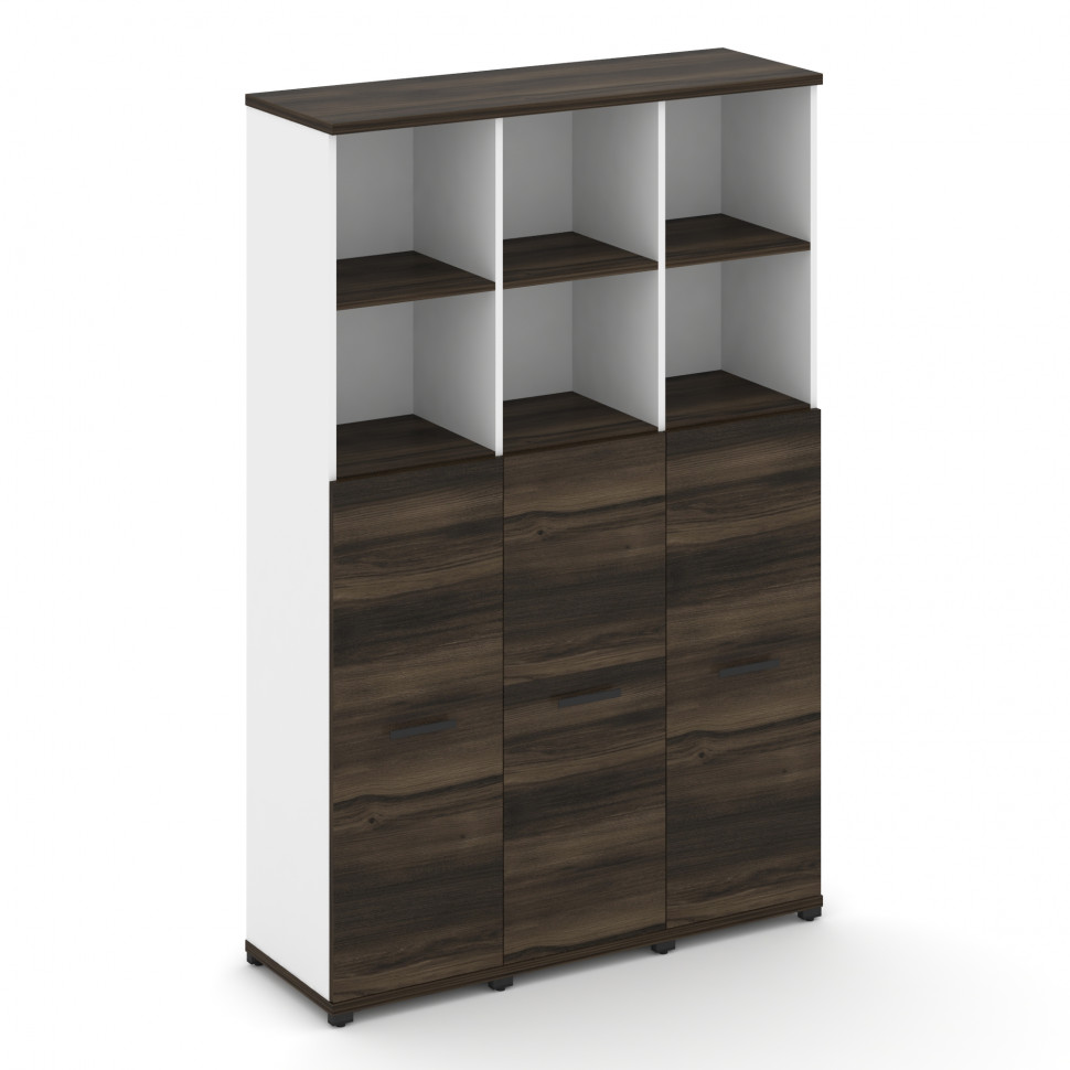Concept Шкаф 3 узкие секции, 5 ниш CN.STU-534 B Дуб Мали/Белый Бриллиант/Металл Черный 1252*420*1922 Concept Шкаф 3 узкие секции, 5 ниш CN.STU-534 B Дуб Мали/Белый Бриллиант/Металл Черный 1252*420*1922