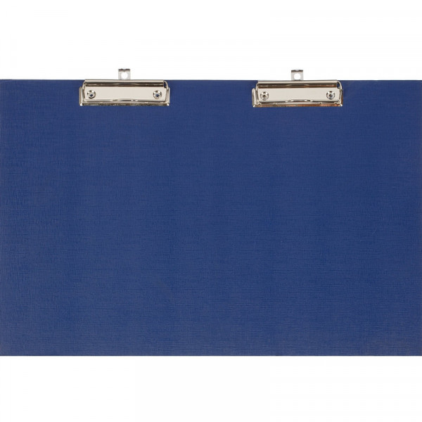 Папка-планшет Attache A3 горизонтальный, с двумя зажимами синий