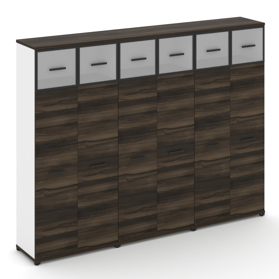 Concept Шкаф 3 широкие секции, 5 ниш CN.STS-537 RMB B Дуб Мали/Белый Бриллиант/Металл Черный/Сатин 2 Concept Шкаф 3 широкие секции, 5 ниш CN.STS-537 RMB B Дуб Мали/Белый Бриллиант/Металл Черный/Сатин 2