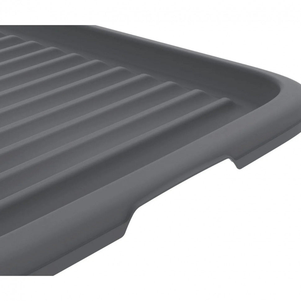 Лоток ET_Лоток для обуви Стиль 710x390x21мм,графит,арт.АП 361