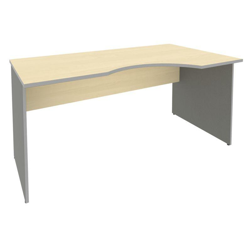 Riva Стол криволинейный правый А.СА-1 (R) Клен Металлик NEW 1600*900*750