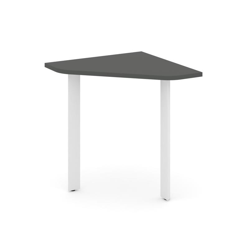 Style Project Угловой элемент стола SN-59.USP-021 Антрацит/Металл Белый 800*800*750