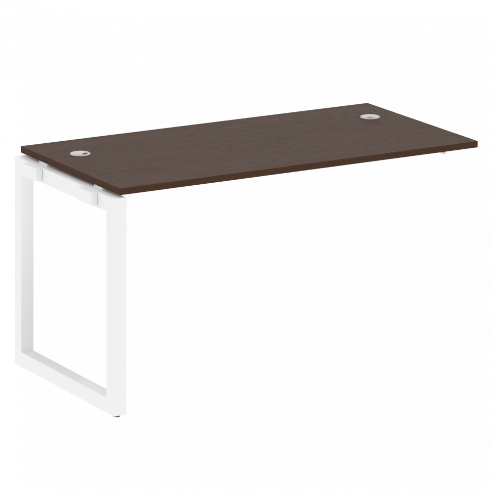 Metal System Quattro Проходной элемент рабочей станции на О-образном м/к 50БО.ПРС-СП-1.3 Венге Цаво/ Metal System Quattro Проходной элемент рабочей станции на О-образном м/к 50БО.ПРС-СП-1.3 Венге Цаво/