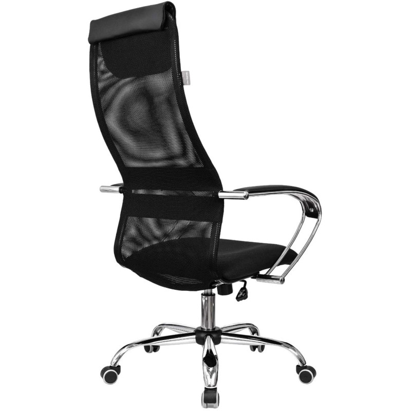 Кресло 0MX_VB_Бюрократ CH-607SL черн. TW-01 NeoBlack сетка/тк. крест.металл