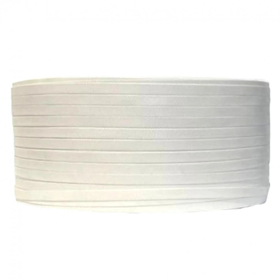 Стреппинг лента Полипропиленовая 12мм х 0,5 (500 м.) Белая 105 кгс