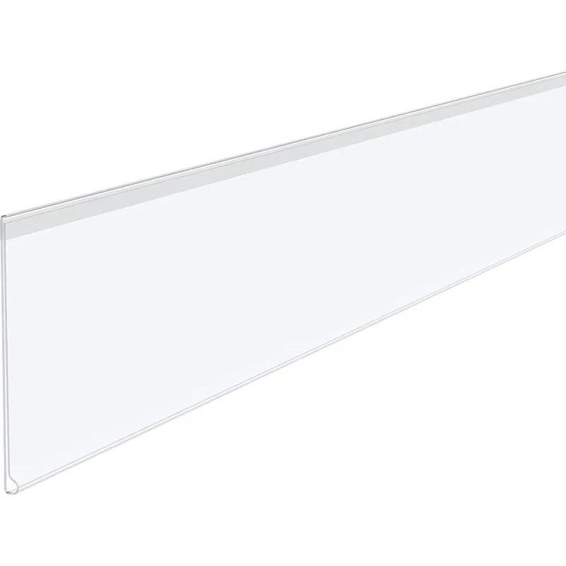 Ценникодержатель полочный самокл. DBR60 дл1000мм, ш60мм, прозр, 10шт/уп