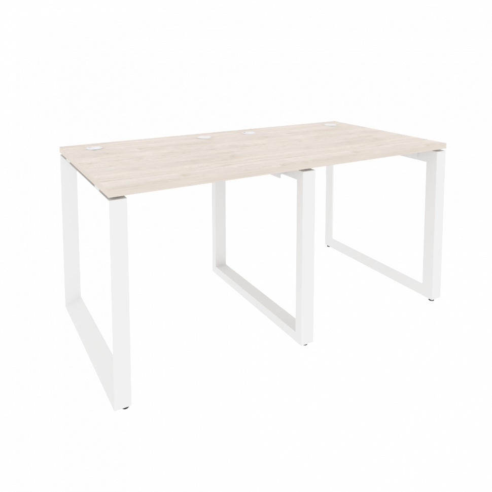 Onix Рабочая станция на О-образном м/к O.MO-RS-2.0.8 Денвер Светлый/Металл Белый 1560*800*750 Onix Рабочая станция на О-образном м/к O.MO-RS-2.0.8 Денвер Светлый/Металл Белый 1560*800*750
