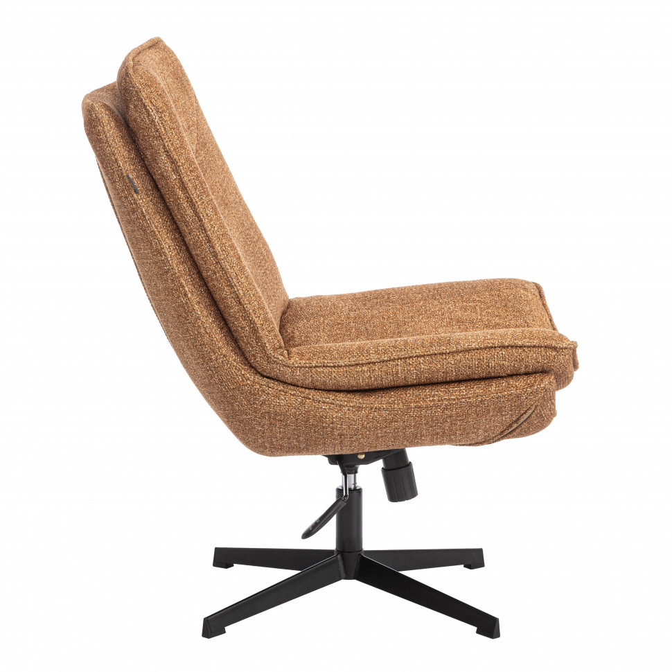 Кресло лаунж Cosmo велюр/букле, VT shape amber