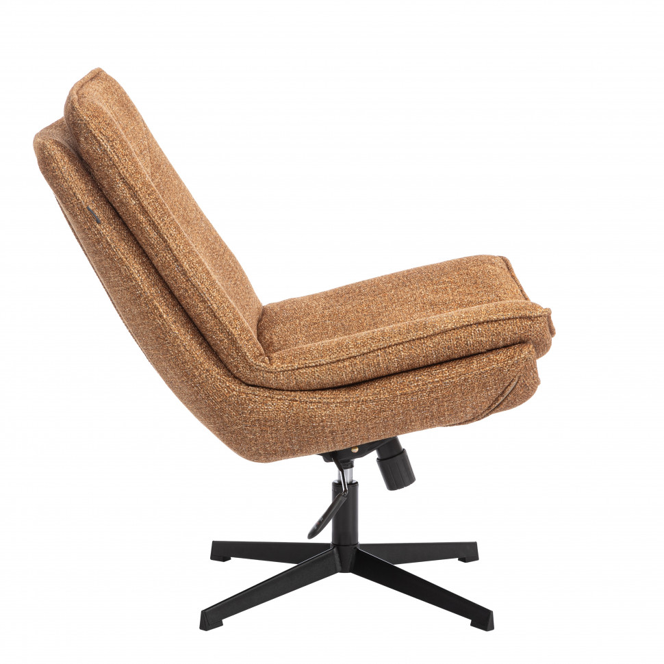 Кресло лаунж Cosmo велюр/букле, VT shape amber