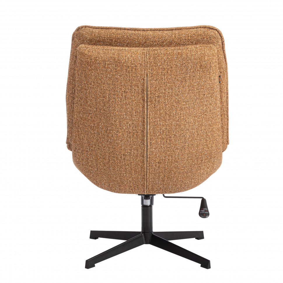 Кресло лаунж Cosmo велюр/букле, VT shape amber