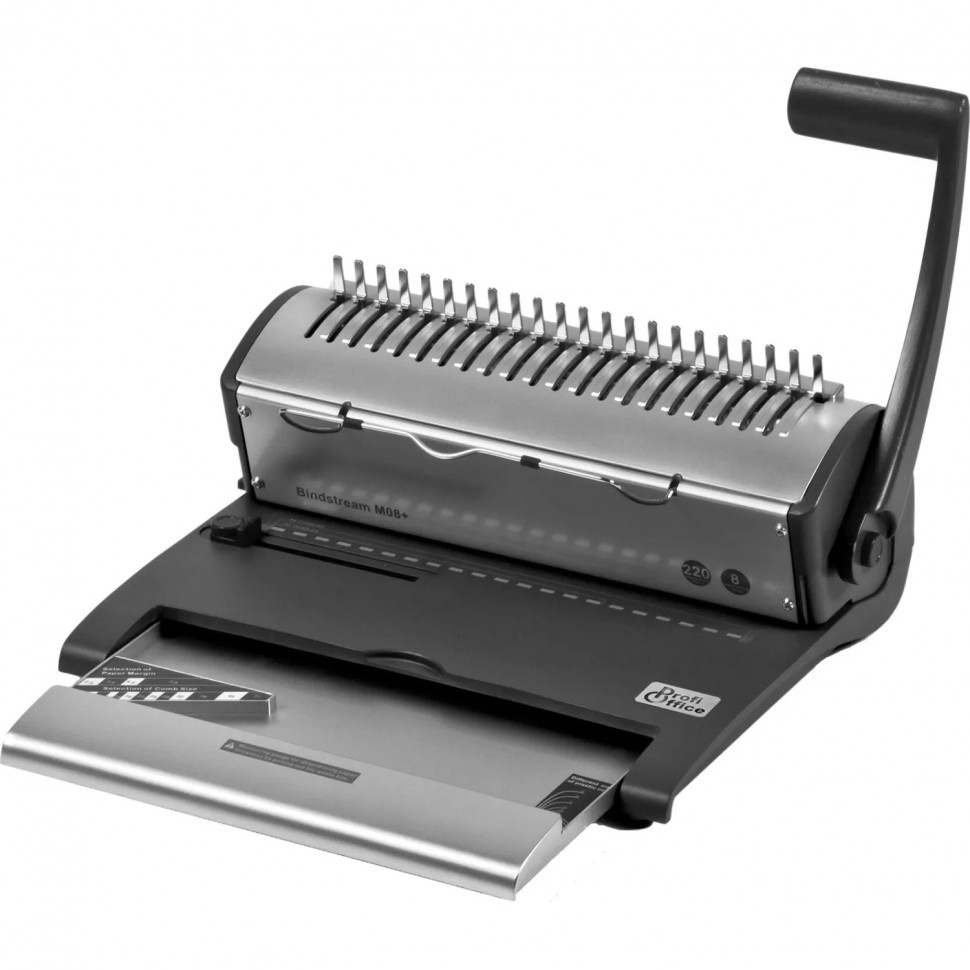 Брошюровщик ProfiOffice Bindstream M08+, А4, 8л./220л., пл.пруж.