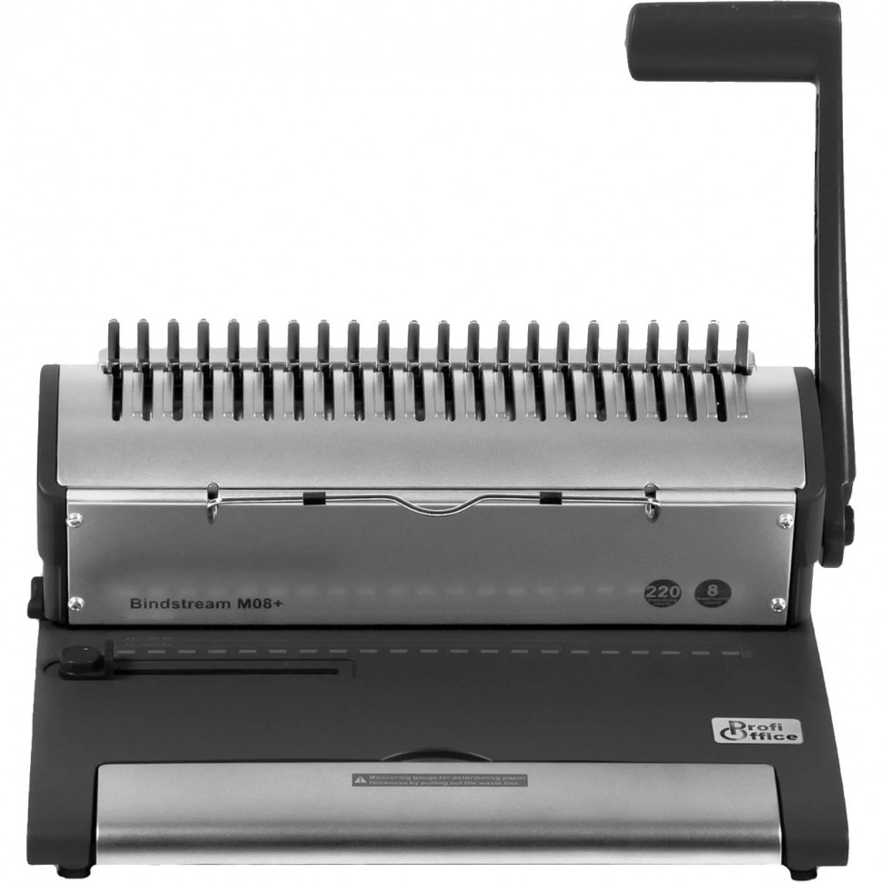 Брошюровщик ProfiOffice Bindstream M08+, А4, 8л./220л., пл.пруж.