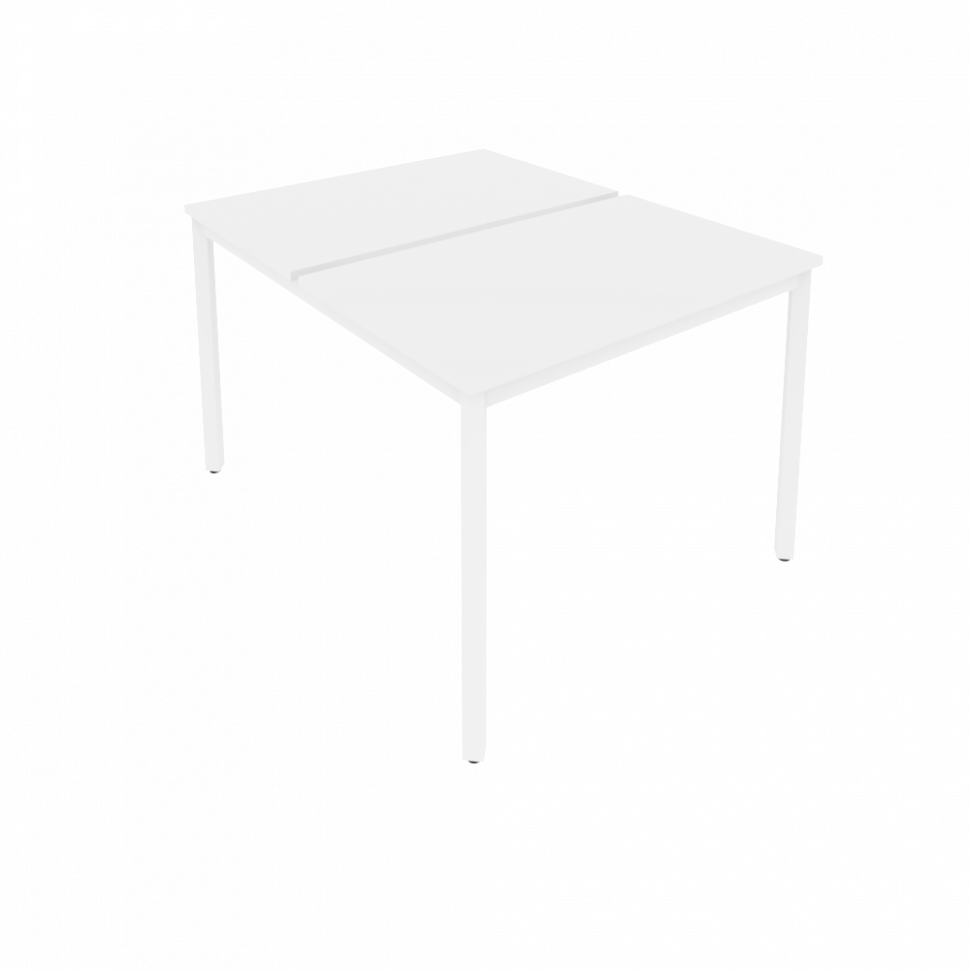 Slim Рабочая станция на металлокаркасе С.СП-3.2 Белый/Металл Белый 980*1235*750