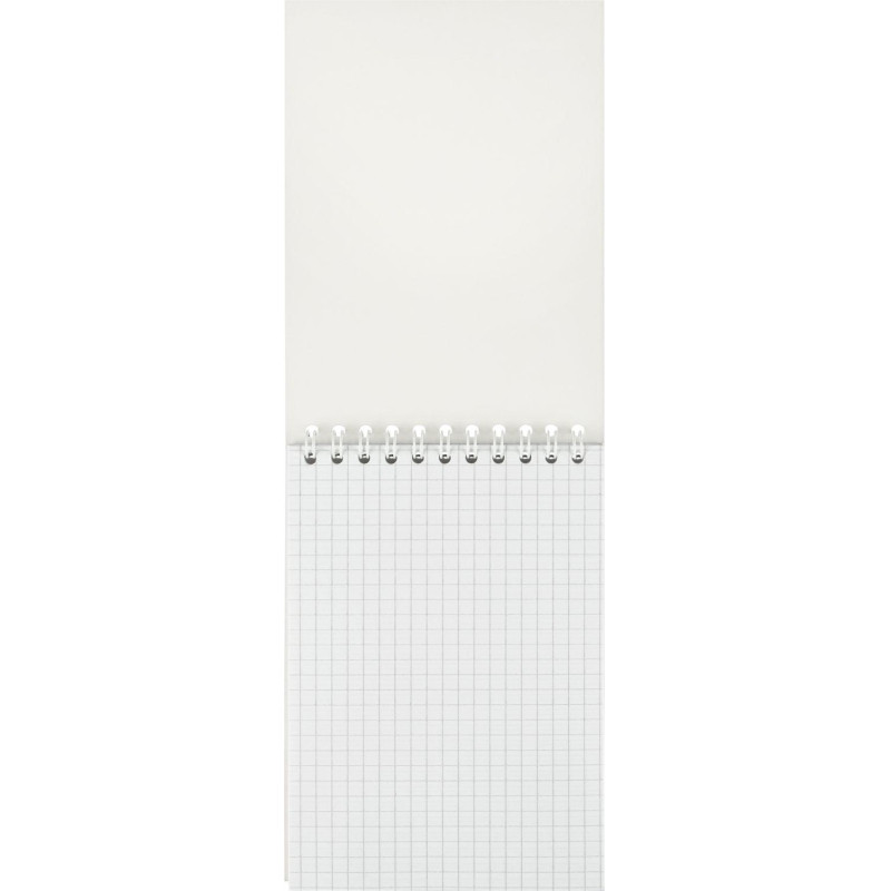 Блокнот А6 60л Attache Градиент Синий клетка, 65г, греб, УФ-лак