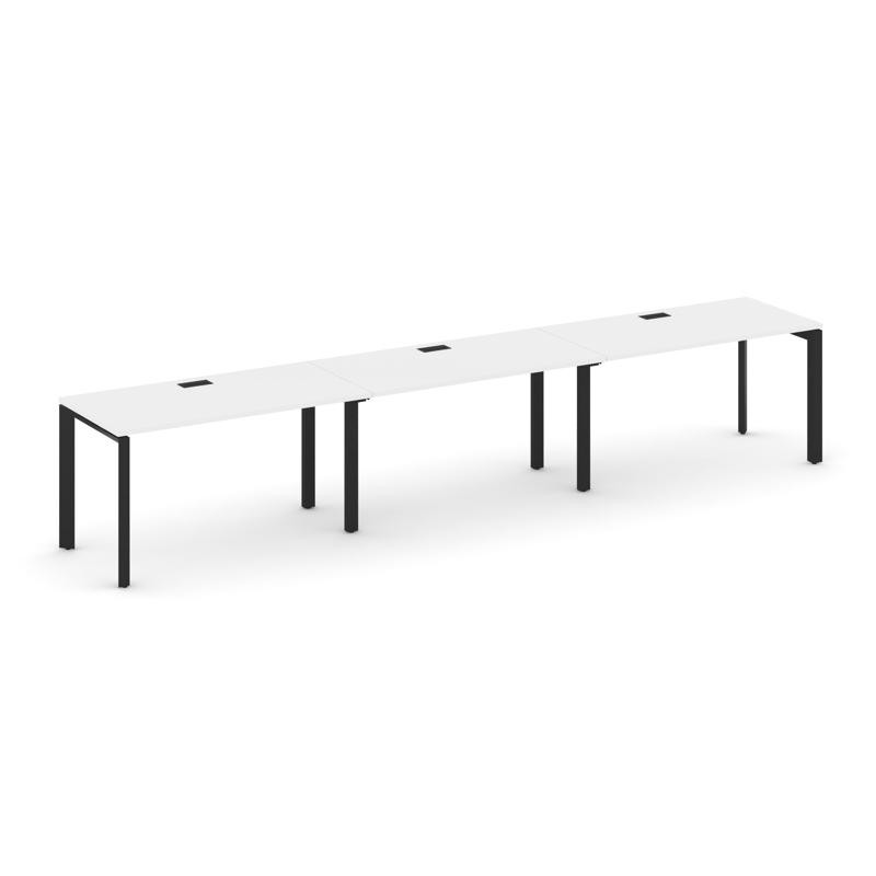 Style Project Рабочая станция односторонняя SN-59P.ORS-044 Белый/Металл Черный/Черный Заглушка 4740*