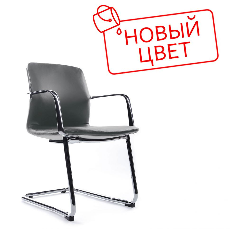 Кресло Plaza-SF FK004-С11 Антрацит (1A MB917) натуральная кожа 58*58*82 Кресло Plaza-SF FK004-С11 Антрацит (1A MB917) натуральная кожа 58*58*82