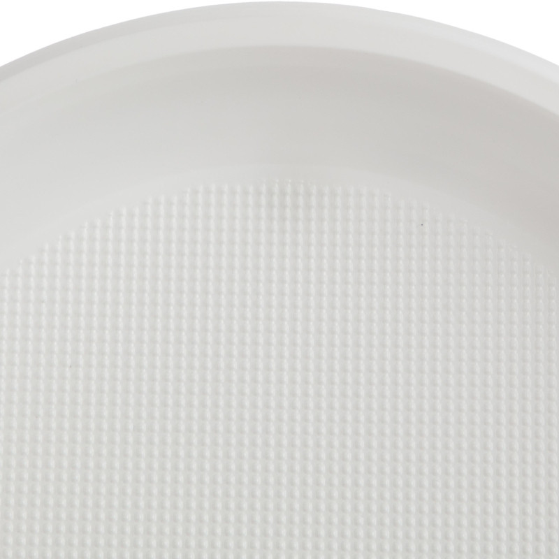 Тарелка одноразовая  d 205мм, белая, ПП 100шт/уп