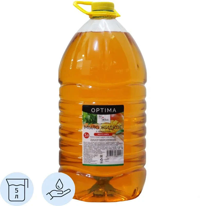 Мыло жидкое Mr.White OPTIMA Манго-мята 5л