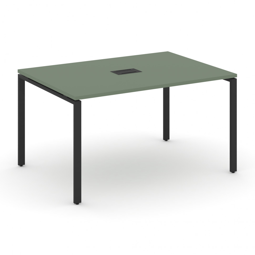 Concept Стол переговорный (1 столешница) CN.PRG-014 Кобо/Металл Черный 1580*980*750