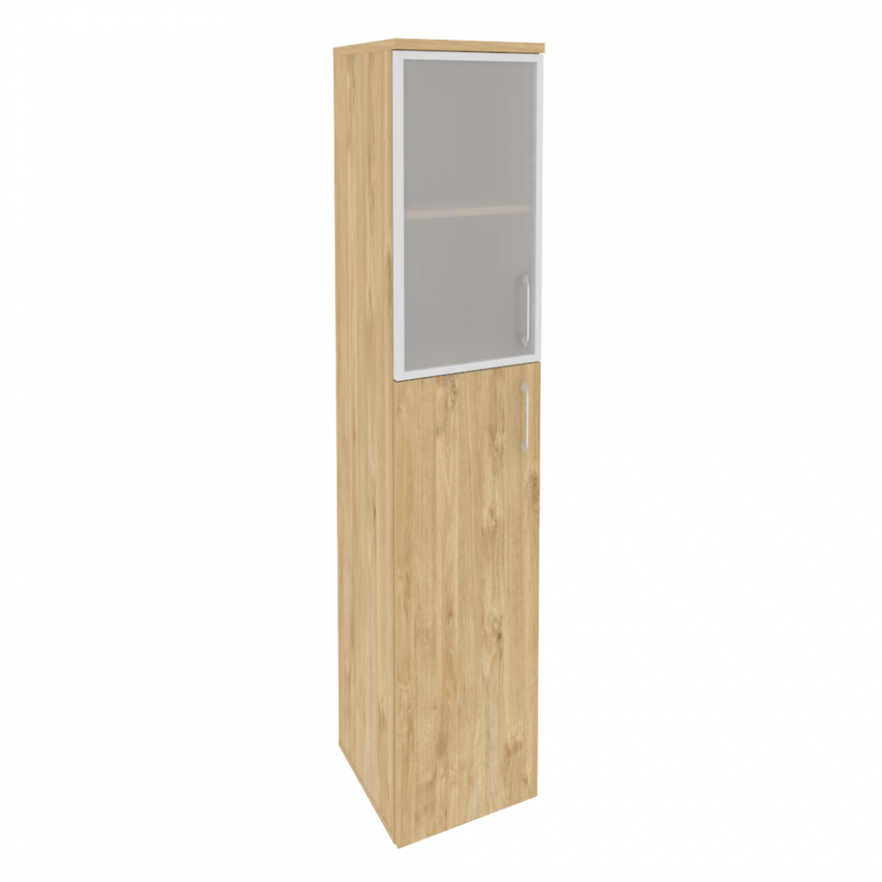 Onix Шкаф высокий узкий левый O.SU-1.7 R (L) Тиквуд Светлый 400*420*1977 Onix Шкаф высокий узкий левый O.SU-1.7 R (L) Тиквуд Светлый 400*420*1977