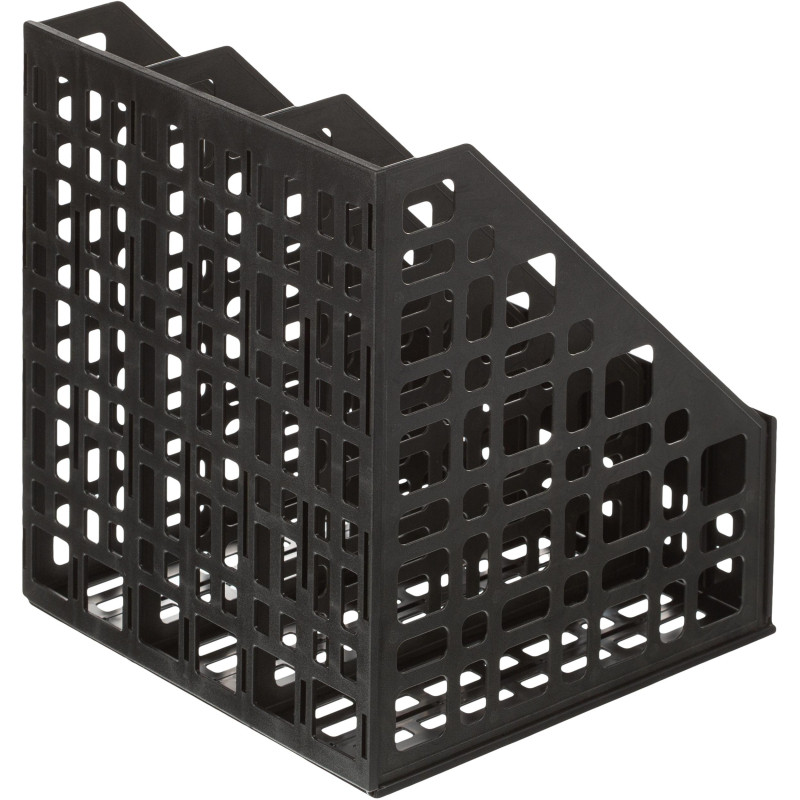 Лоток вертикальный для бумаг Attache сборный черный 3 отделения,  240мм