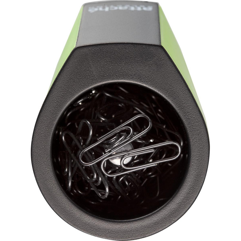 Скрепочница магнитная Attache Selection, цвет черный/зеленый