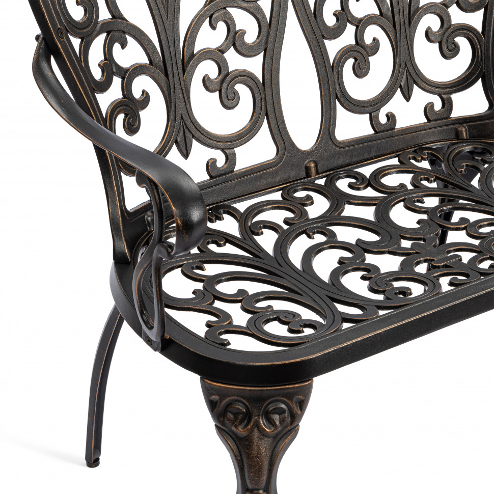 Скамья Secret de Maison Symphonie/Симфония сплав металла/алюминий, бронзовый 95х56х92см