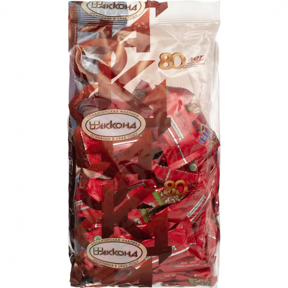 Конфеты Акконд Фитси мультизлаки и клюква, 1кг