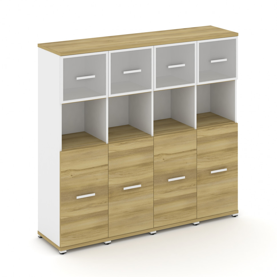 Concept Шкаф 4 узкие секции, 4 ниши CN.STU-445 RMW W Дуб Винченцо/Белый Бриллиант/Металл Белый/Сатин Concept Шкаф 4 узкие секции, 4 ниши CN.STU-445 RMW W Дуб Винченцо/Белый Бриллиант/Металл Белый/Сатин