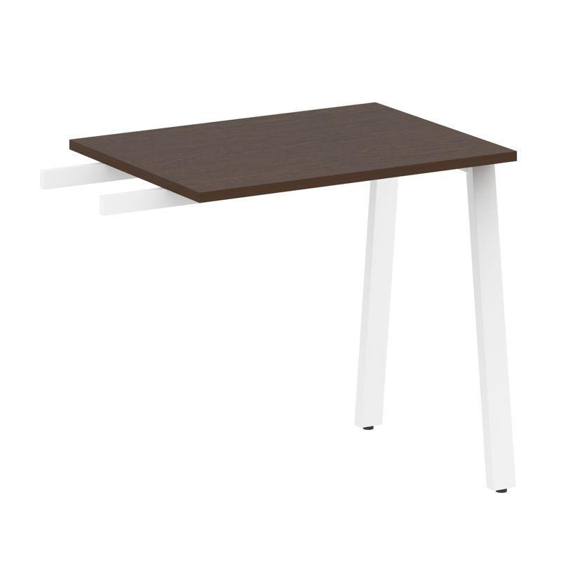 Metal System Приставной элемент на А-образном м/к БА.ПР-2 Венге Цаво/Металл Белый 800*600*750 Metal System Приставной элемент на А-образном м/к БА.ПР-2 Венге Цаво/Металл Белый 800*600*750