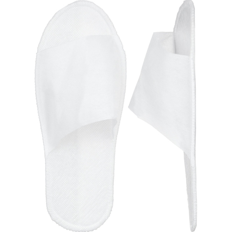 Тапочки одноразовые ГП Стандарт Плюс с откр мысом, белые 5 мм, 150 пар/уп