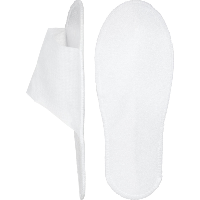 Тапочки одноразовые ГП Стандарт Плюс с откр мысом, белые 5 мм, 150 пар/уп