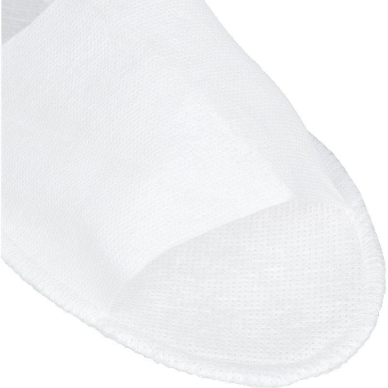 Тапочки одноразовые ГП Стандарт Плюс с откр мысом, белые 5 мм, 150 пар/уп