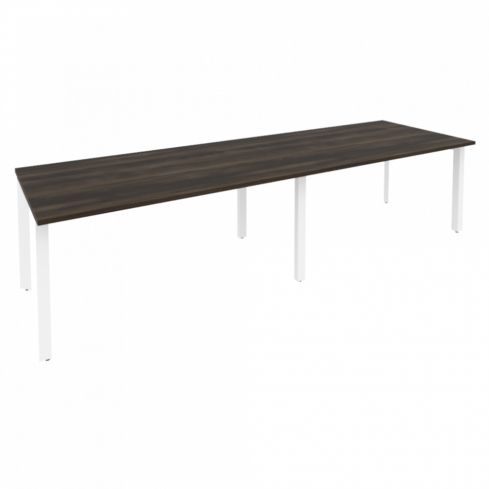 Onix Стол переговорный O.MP-PRG-2.4 Дуб Мали/Металл Белый 3160*980*750