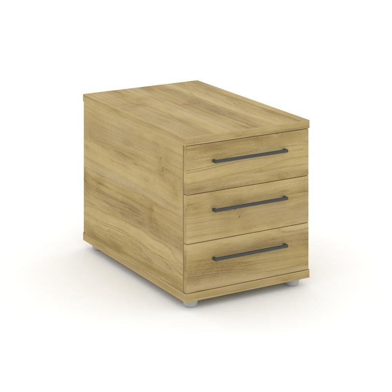 Rift Тумба опорная/приставная RF.TOP-002 Дуб Винченцо/Черный Ручки 700*450*523