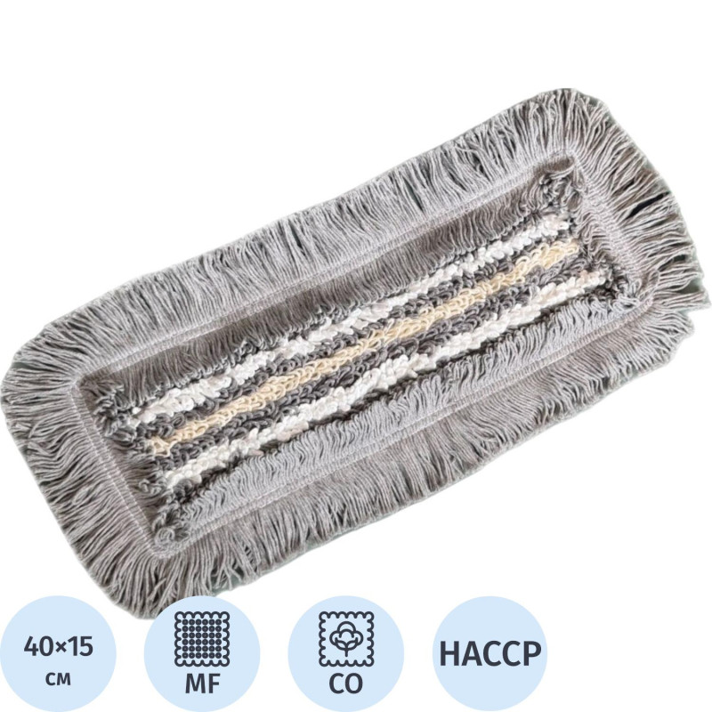 Насадка МОП 40см КС ТриоПлюс хлопок, микрофибра