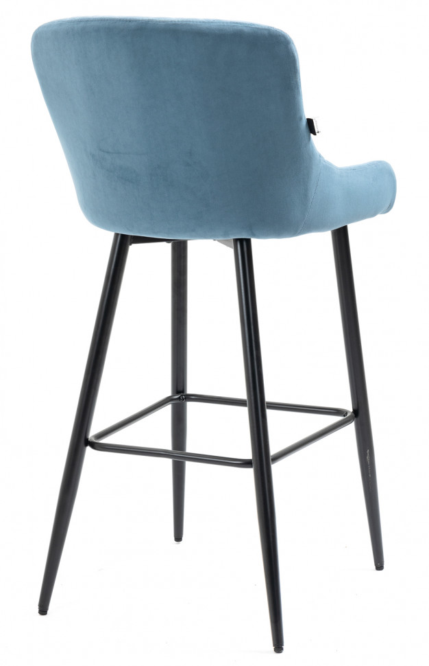 Стул барный Everprof Nico (Нико) Ткань Голубой