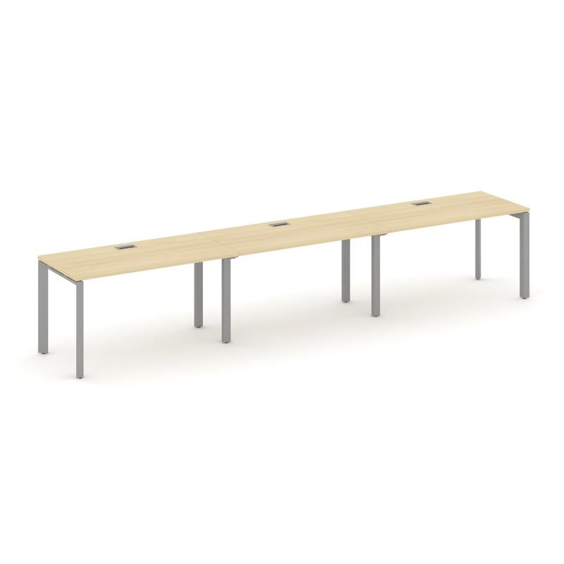 Style Project Рабочая станция односторонняя SN-59P.ORS-041 Акация Лорка/Металл Серый/Серебро Заглушк