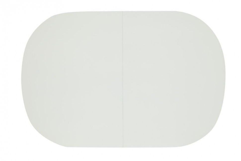 Стол обеденный раскладной BOSCO (Боско) основание бук, столешница мдф, 120+30*80см, Белый+Натуральный ( Бук)