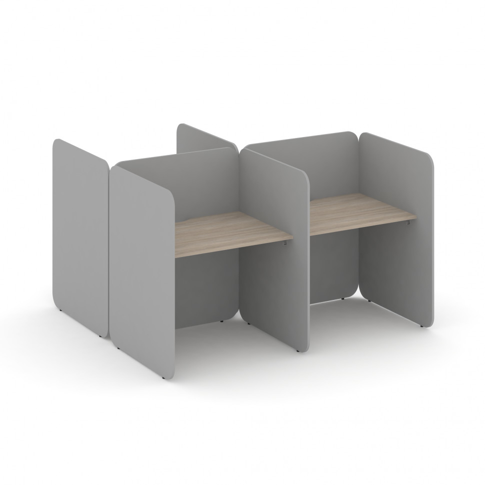 Bell Комплект №17 KCB.K-017 Дуб Аттик/Серый 2014*1800*1200