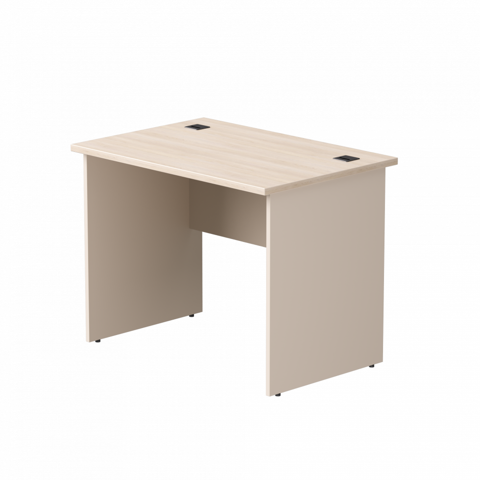 Стол прямой Everprof EVO (ЭВО) опоры ЛДСП 980х670х755 мм Дуб Соната/Кашемир