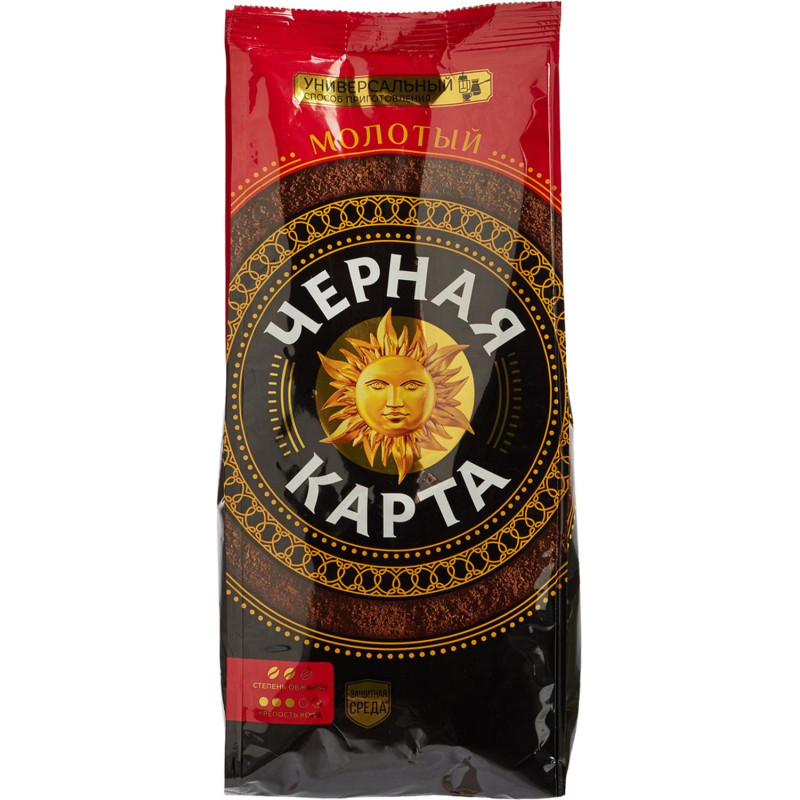 Кофе Черная Карта молотый, 500г