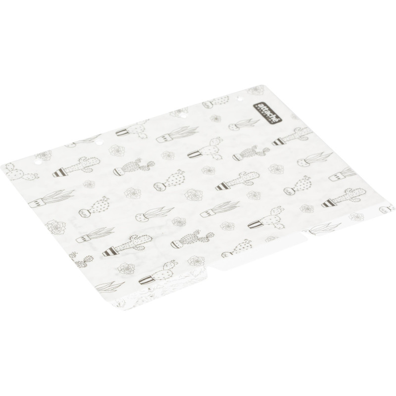 Разделитель листов пласт А5 Attache Selection Llamas чер-бел, 3шт/уп, в асс