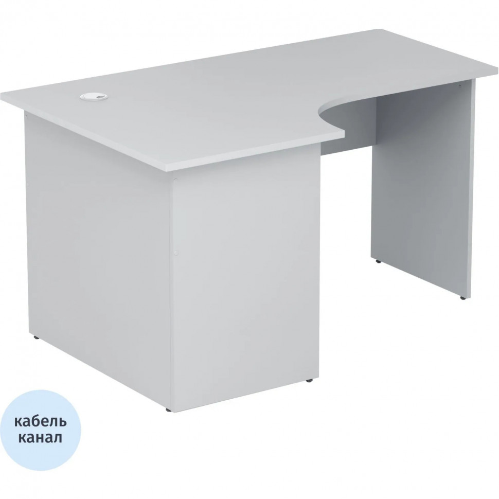Стол эргономичный Easy One LT 22/16 левый (1400x900x740 мм) Серый