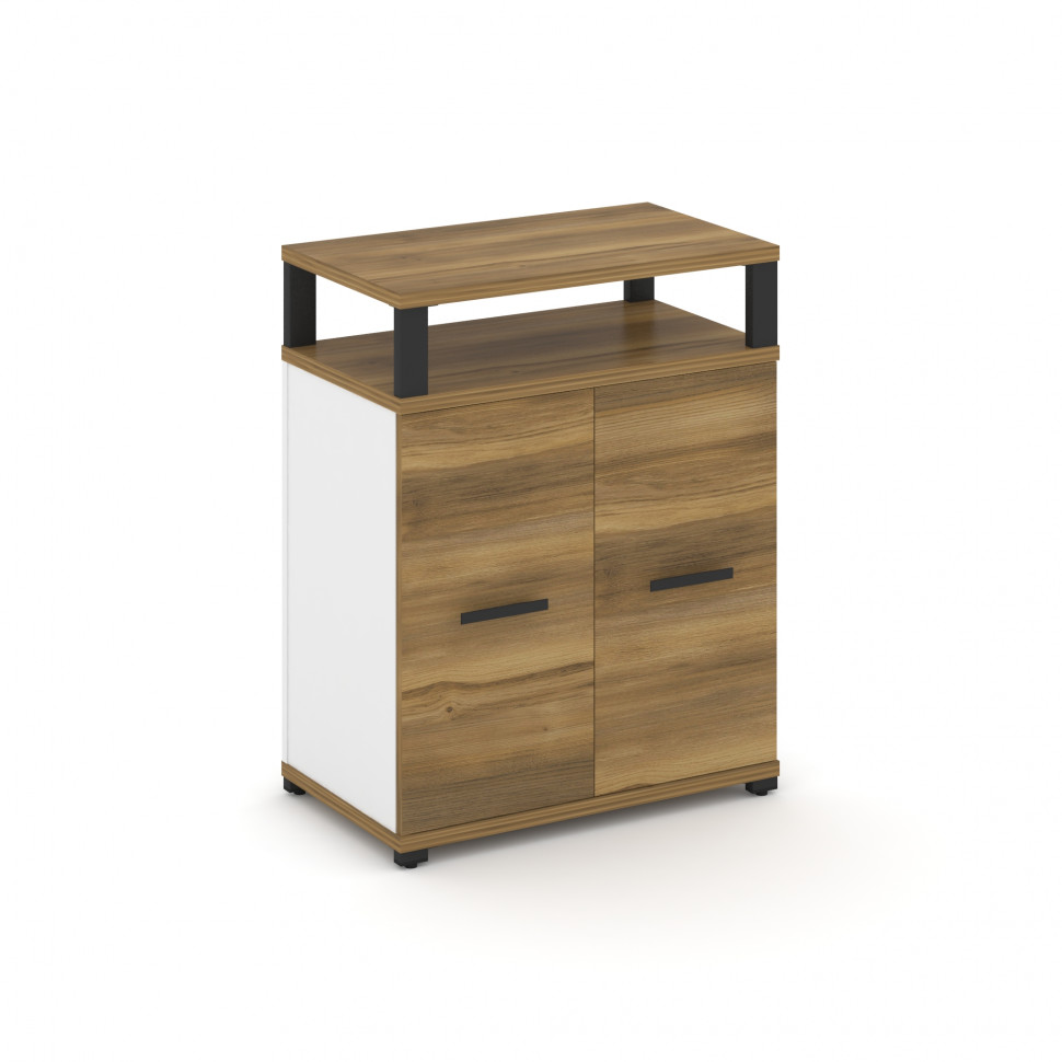 Concept Распаш. шкаф опорный/приставной с верх. горизонтом  CN.SOPR-002 B Сандал Янтарный/Белый Брил