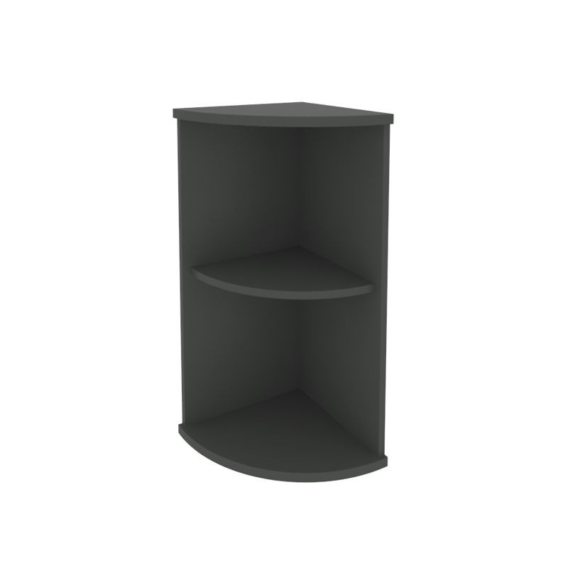 Riva Стеллаж угловой А.УС-3 Антрацит 365*365*828