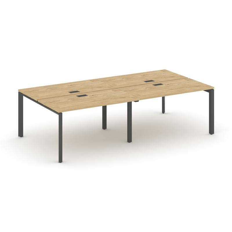 Style Project Рабочая станция двухсторонняя SN-59P.DRS-041 Тиквуд Светлый/Металл Антрацит/Черный Заг