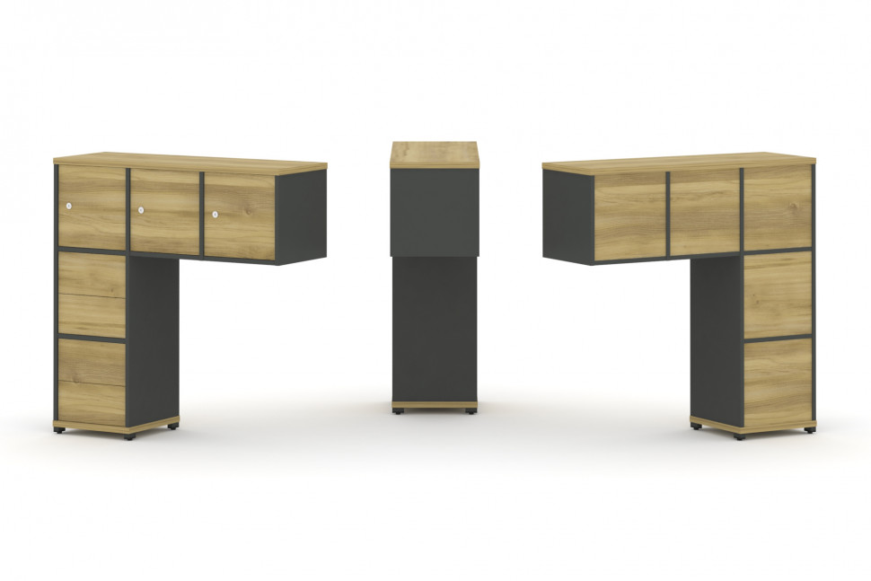 Concept Надставка низкая CN.ONN-005 Дуб Винченцо/Антрацит/Металл Антрацит 1099*365*1130 Concept Надставка низкая CN.ONN-005 Дуб Винченцо/Антрацит/Металл Антрацит 1099*365*1130