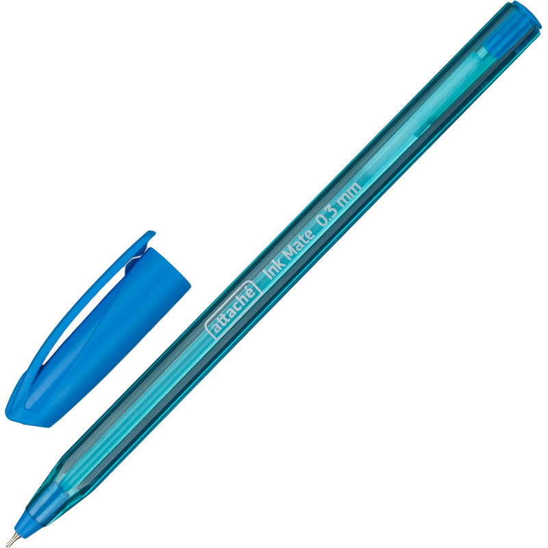 Ручка шариковая неавтомат. Attache Ink Mate ш0,5мм,лин0,3мм,син,масл